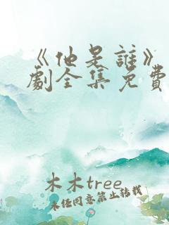 《他是谁》电视剧全集免费观看