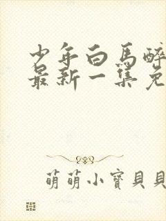 少年白马醉春风最新一集免费观看