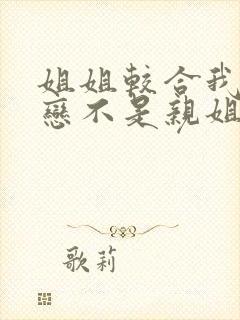 姐姐较合我的初恋不是亲姐姐动漫