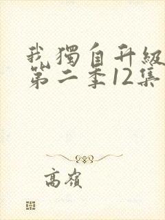 我独自升级动漫第二季12集