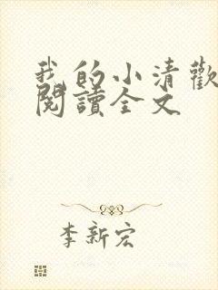 我的小清欢小说阅读全文