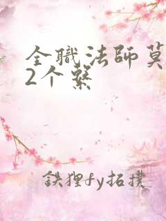 全职法师莫凡12个系