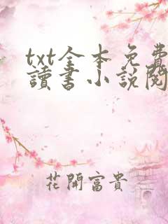 txt全本免费读书小说阅读器