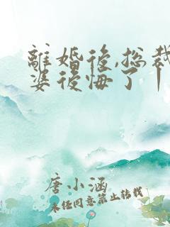 离婚后,总裁老婆后悔了丨