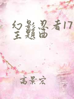 幻影忍者17季主题曲