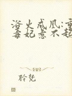 浴火成凰:重生毒妃惹不起