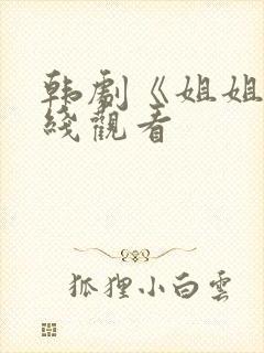 韩剧《姐姐》在线观看