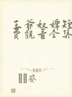 王爷奴婢短剧免费观看全集最新章节