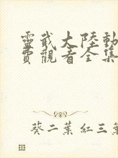 灵武大陆动漫免费观看全集完整版