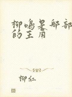 柳鸣是哪部小说的主角