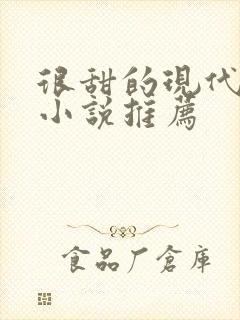 很甜的现代言情小说推荐