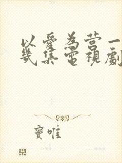 以爱为营一共有几集电视剧