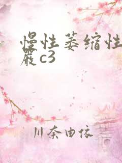 慢性萎缩性胃炎严c3