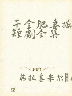 千金肥妻撼武林短剧全集