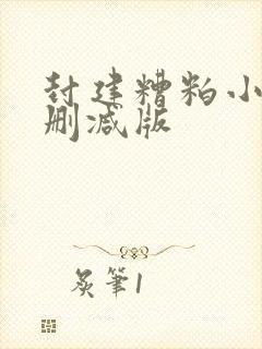 封建糟粕小说未删减版