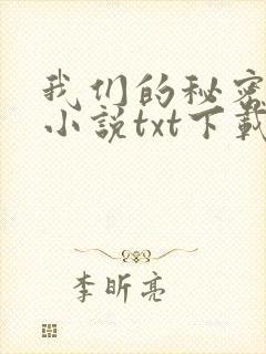 我们的秘密原著小说txt下载