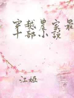 穿越农家最经典十部小说