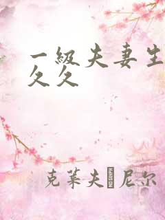 一级夫妻生活片久久