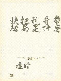 快把我哥带走大结局是什么