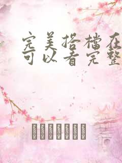 完美搭档在哪里可以看完整版