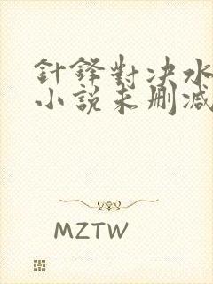 针锋对决水千丞小说未删减