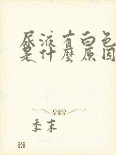 尿液有白色泡沫是什么原因