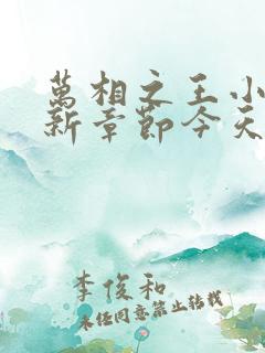 万相之王小说最新章节今天