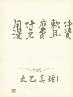 用什么软件看动漫免费且资源全