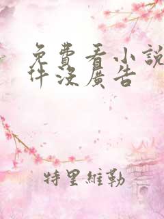 免费看小说的软件没广告