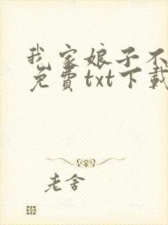 我家娘子不对劲免费txt下载