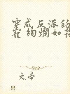 穿成反派的心尖宠 绚烂如花