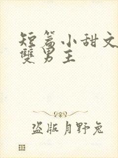 短篇小甜文小说双男主