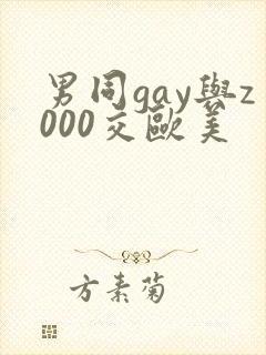 男同gay与z000交欧美