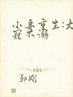 小妻重生:大佬宠不溺