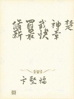 修罗武神楚枫最新最快章