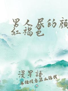 男人尿的颜色发红褐色