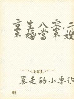 重生八零,二嫁军婚当军嫂