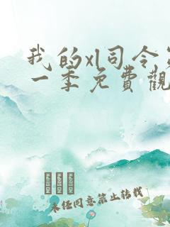 我的xl司令第一季免费观看动漫全集