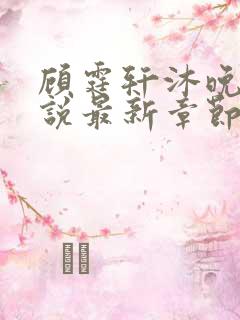 顾霆轩沐晚清小说最新章节更新时间