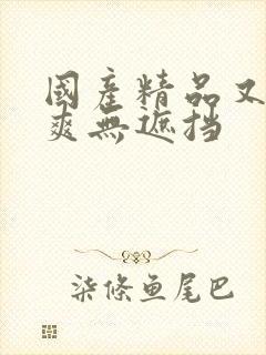 国产精品又黄又爽无遮挡