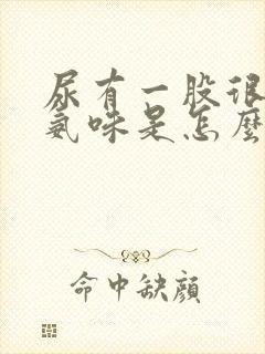 尿有一股很重的氨味是怎么回事