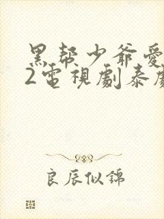 黑帮少爷爱上我2电视剧泰剧在线观