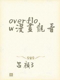 overflow漫画观看