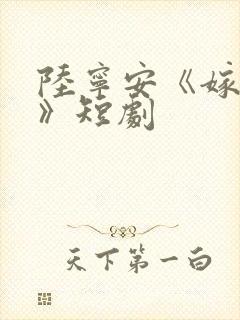 陆宁安《嫁错君》短剧