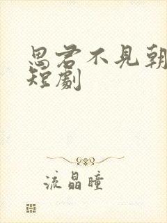 思君不见朝与暮短剧