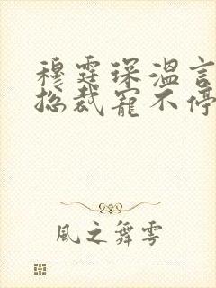 穆霆琛温言深情总裁宠不停