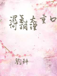 湿气太重口臭如何调理