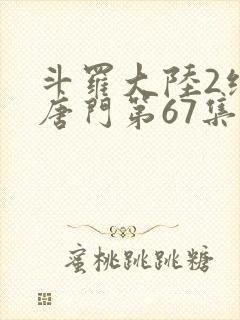 斗罗大陆2绝世唐门第67集