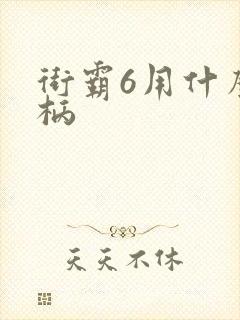 街霸6用什么手柄