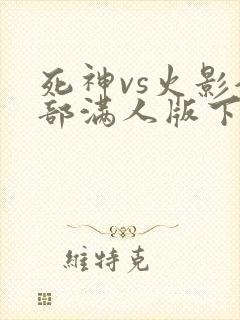 死神vs火影全部满人版下载